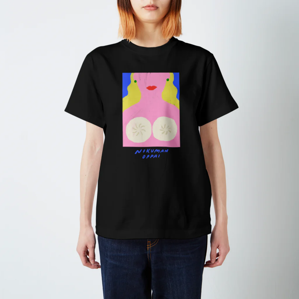 reinatakahashi_illustrationのNIKUMAN OPPAI Regular Fit T-Shirt