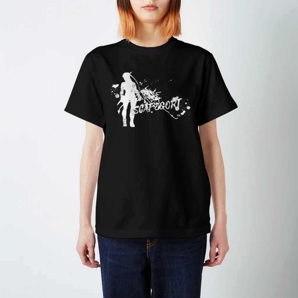 SHOP__.045のスケープゴート__黒T スタンダードTシャツ