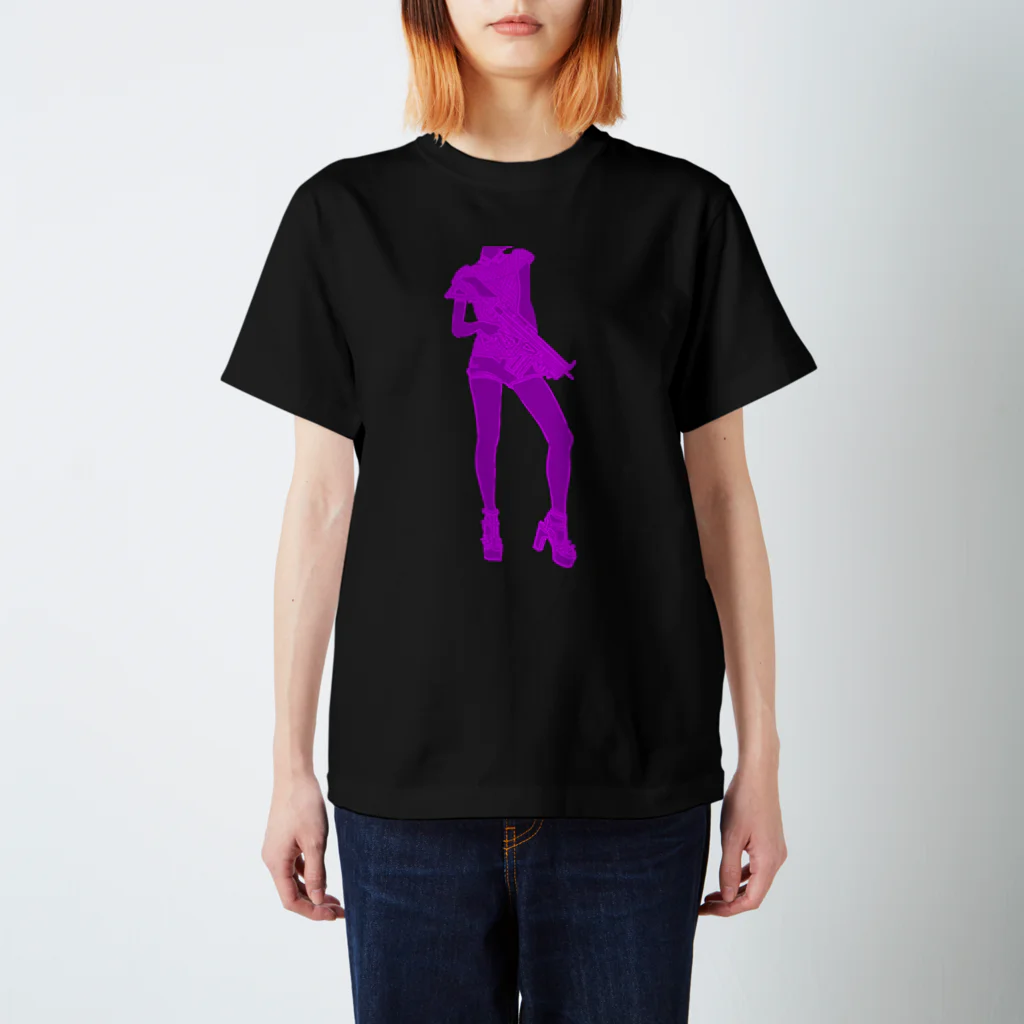 PPPRのgrumble gun girl  スタンダードTシャツ