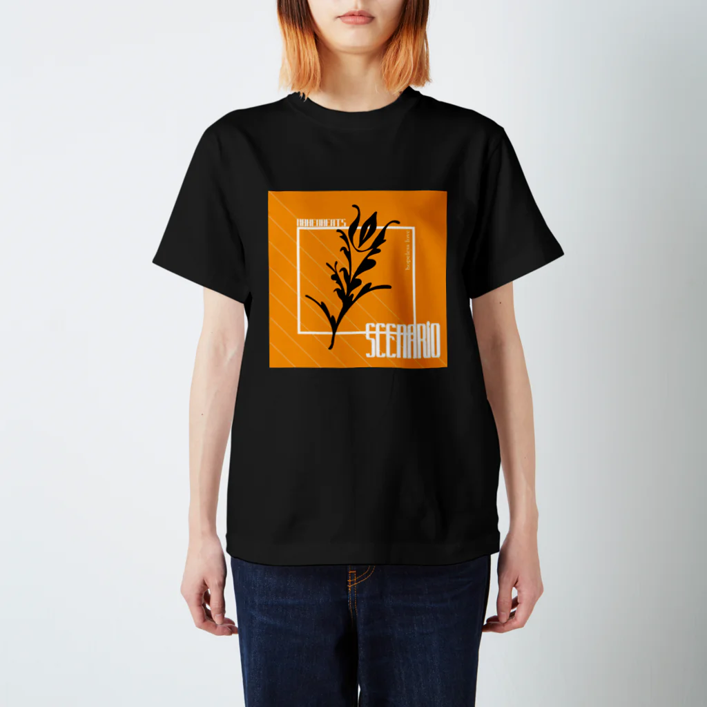 NAKEDBEATSのTulip scenario/black/Tシャツ スタンダードTシャツ