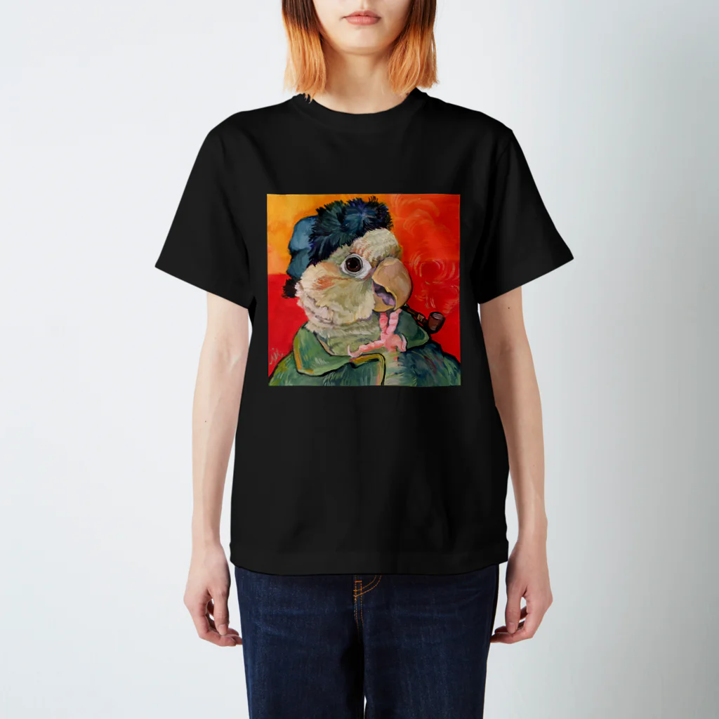 にしごりみずほの鳥ゴッホ Regular Fit T-Shirt