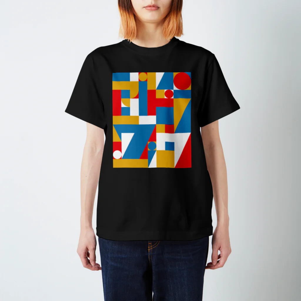 窓枠のお店の窓枠柄 Regular Fit T-Shirt