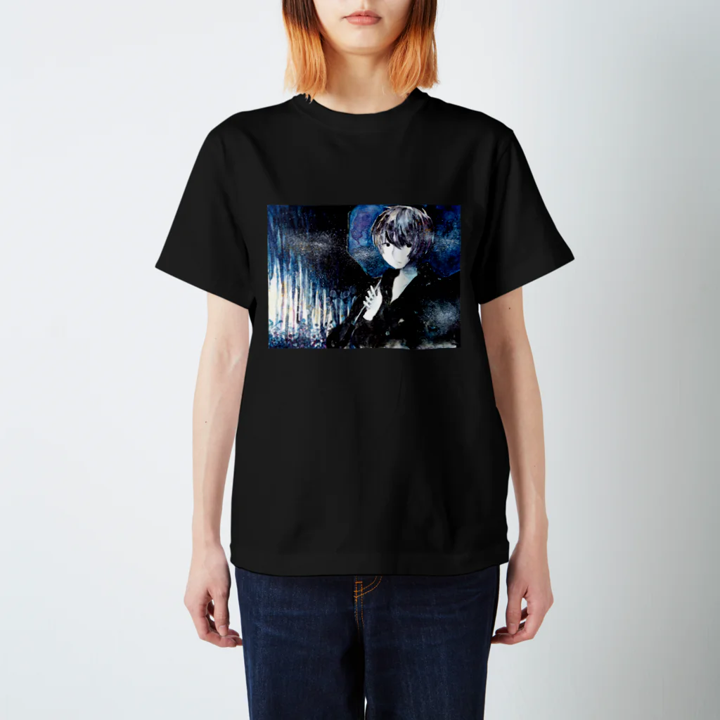 Lina@CRADLE DREAMの待ち合わせは雨の日の真夜中に Regular Fit T-Shirt