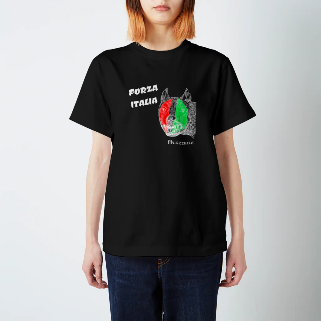 Mr.azzurroのカピトリヌスの雌狼FORZA ITALIA スタンダードTシャツ