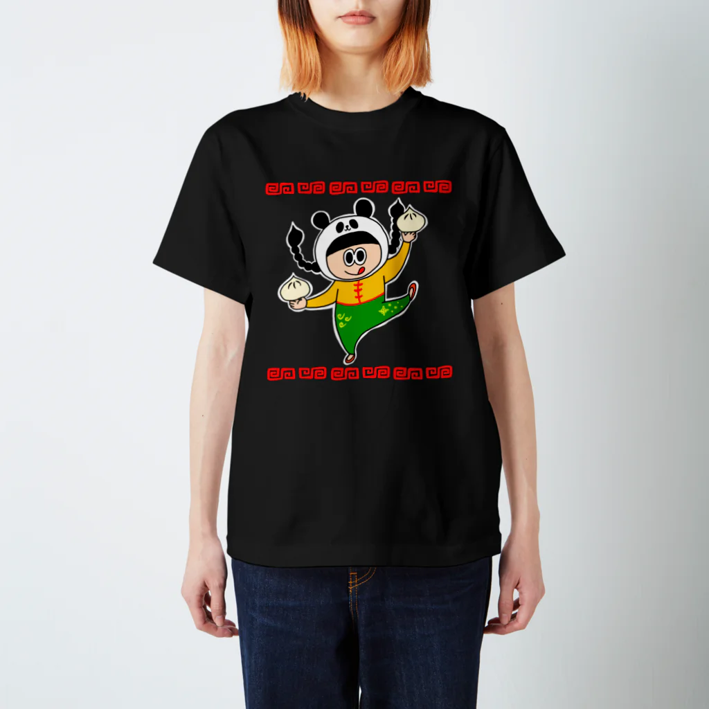 甘党ぴこぴこSHOPのパン・モグモグモギー スタンダードTシャツ