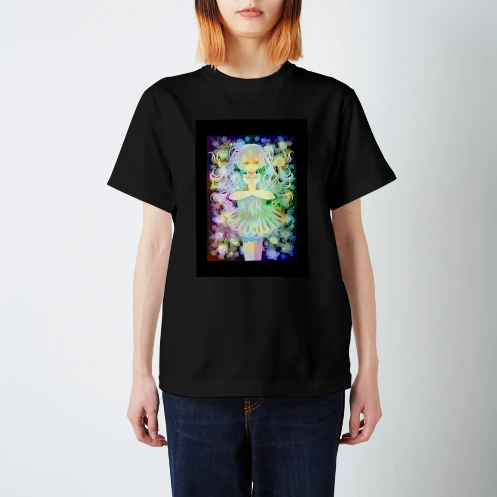 夢々のネモフィラと少女 スタンダードTシャツ