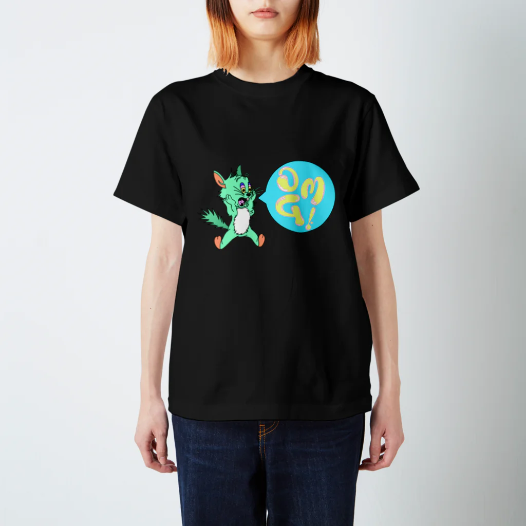 N3 ArtWorksのOMG CAT Regular Fit T-Shirt