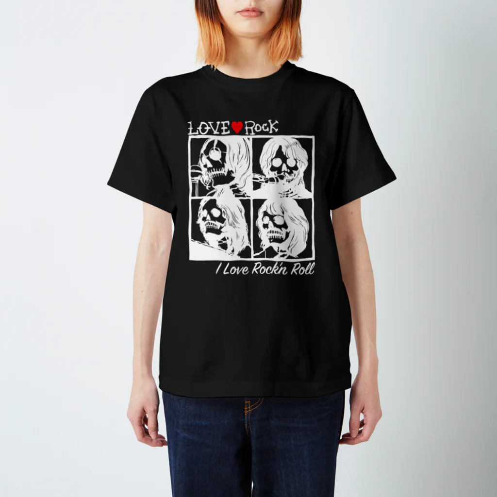 JOKERS FACTORYのLOVE ROCK  DARK COLOR VERSION スタンダードTシャツ