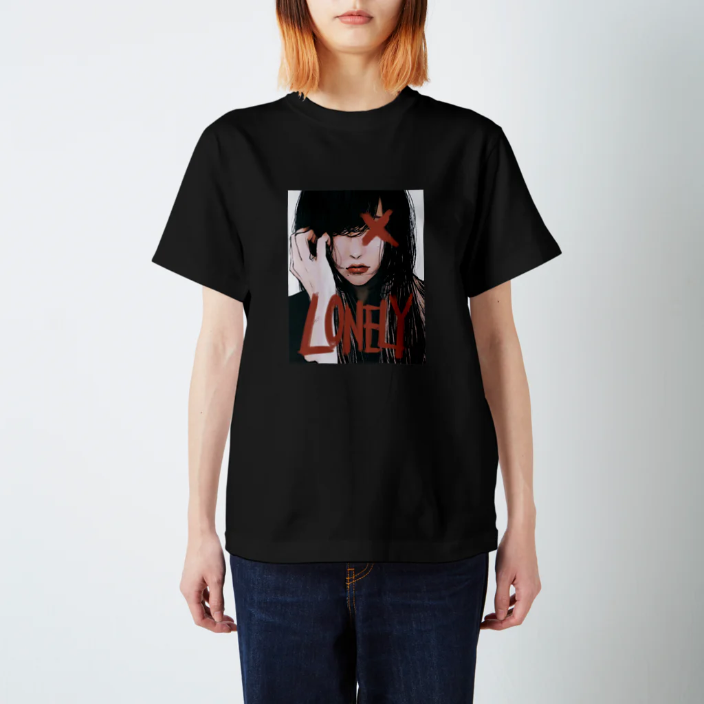 仔羊 めえの🖤lonely🖤 スタンダードTシャツ