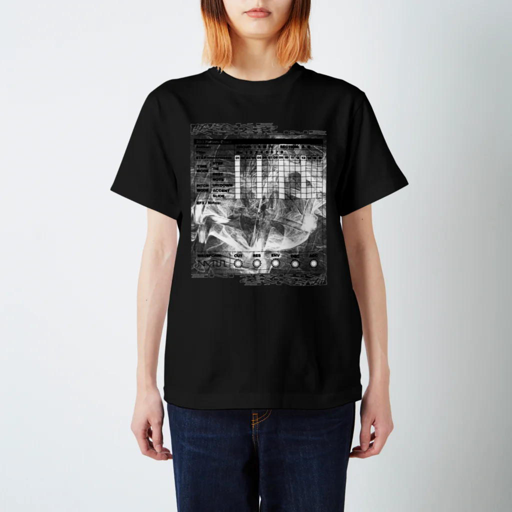 Yebisu303's Marketplaceの303 Pattern Chart Tee (Black&White) スタンダードTシャツ