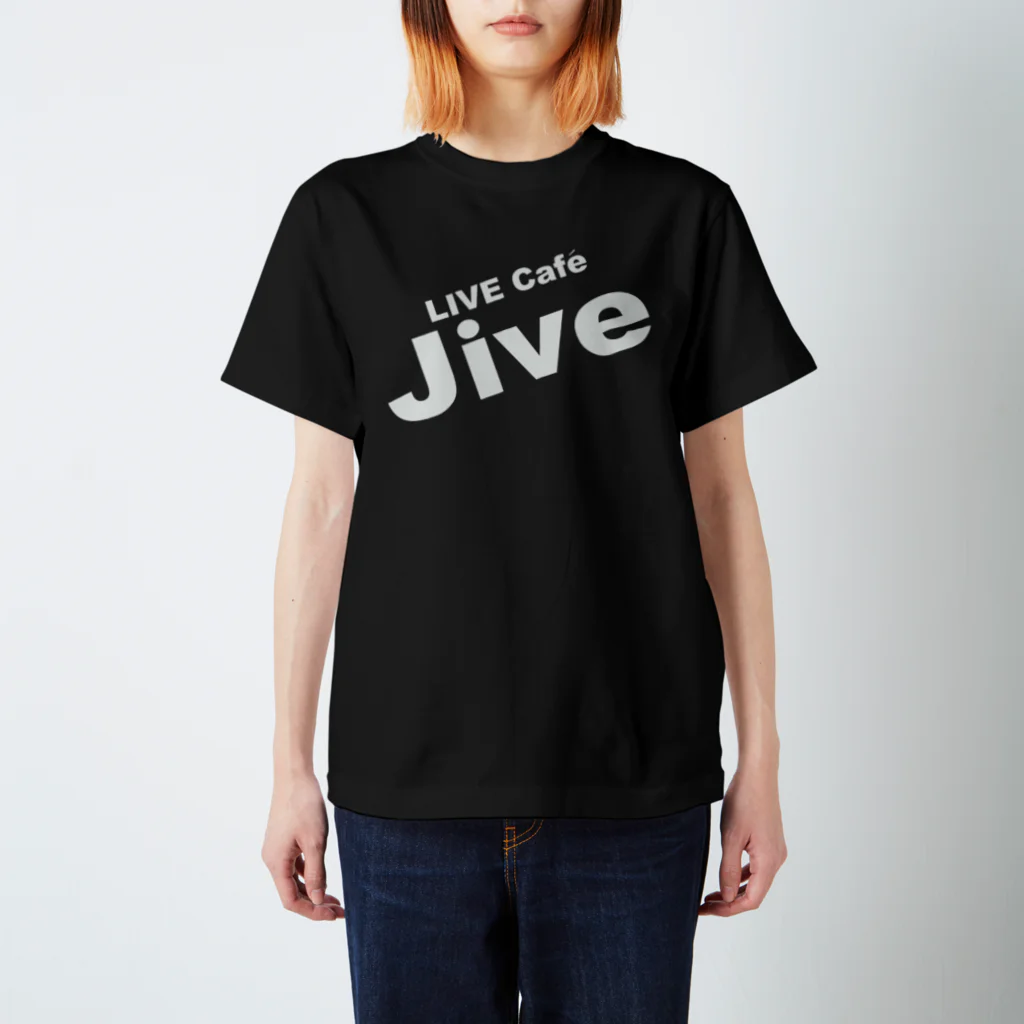ライブカフェジャイブのベーシック　　斜め白ロゴ Regular Fit T-Shirt
