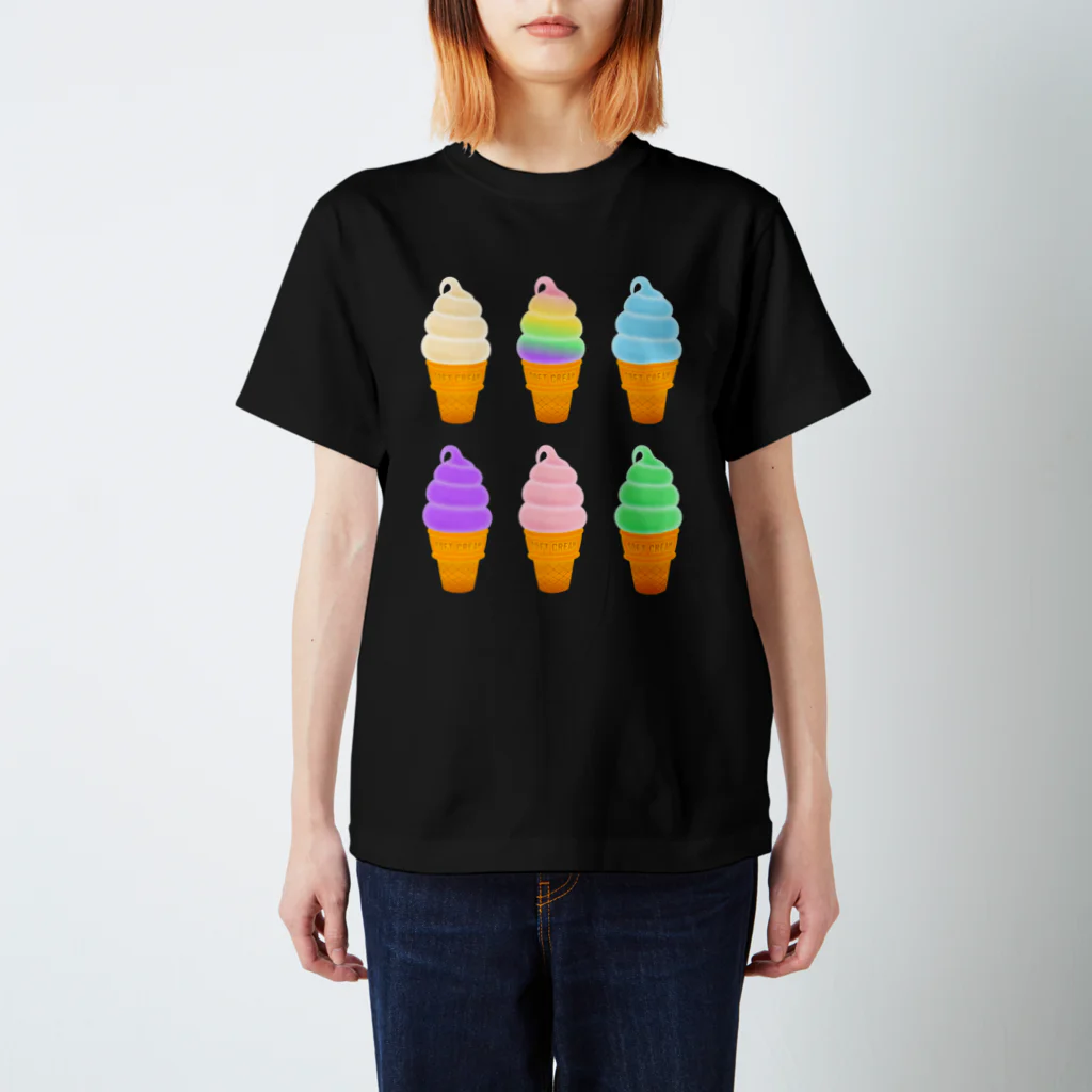 ☀️ひなたぼっくすの🍦光るソフトクリーム×6 Regular Fit T-Shirt