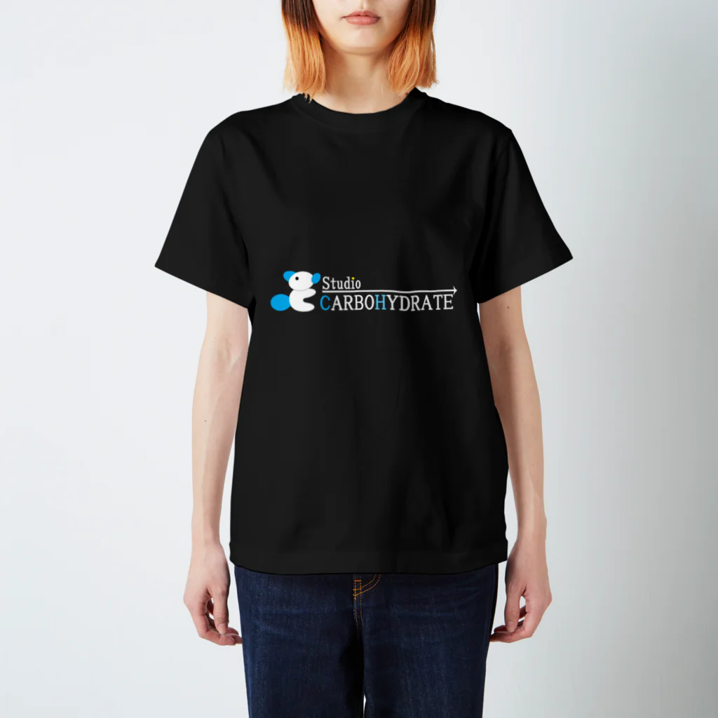 ヒロニャンの炭水性くんTシャツ（黒） Regular Fit T-Shirt