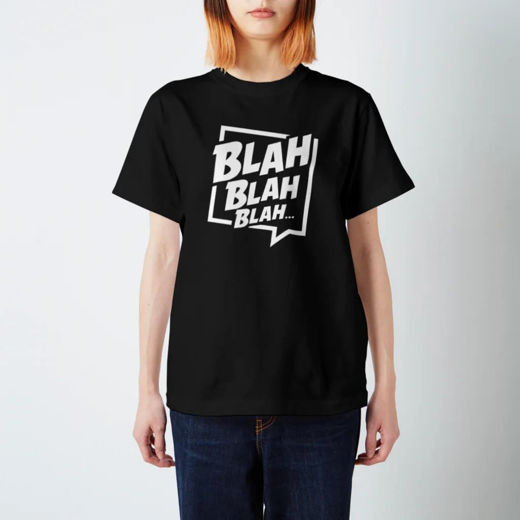 ANTINOMEのBLAH BLAH BLAH / T_BK スタンダードTシャツ