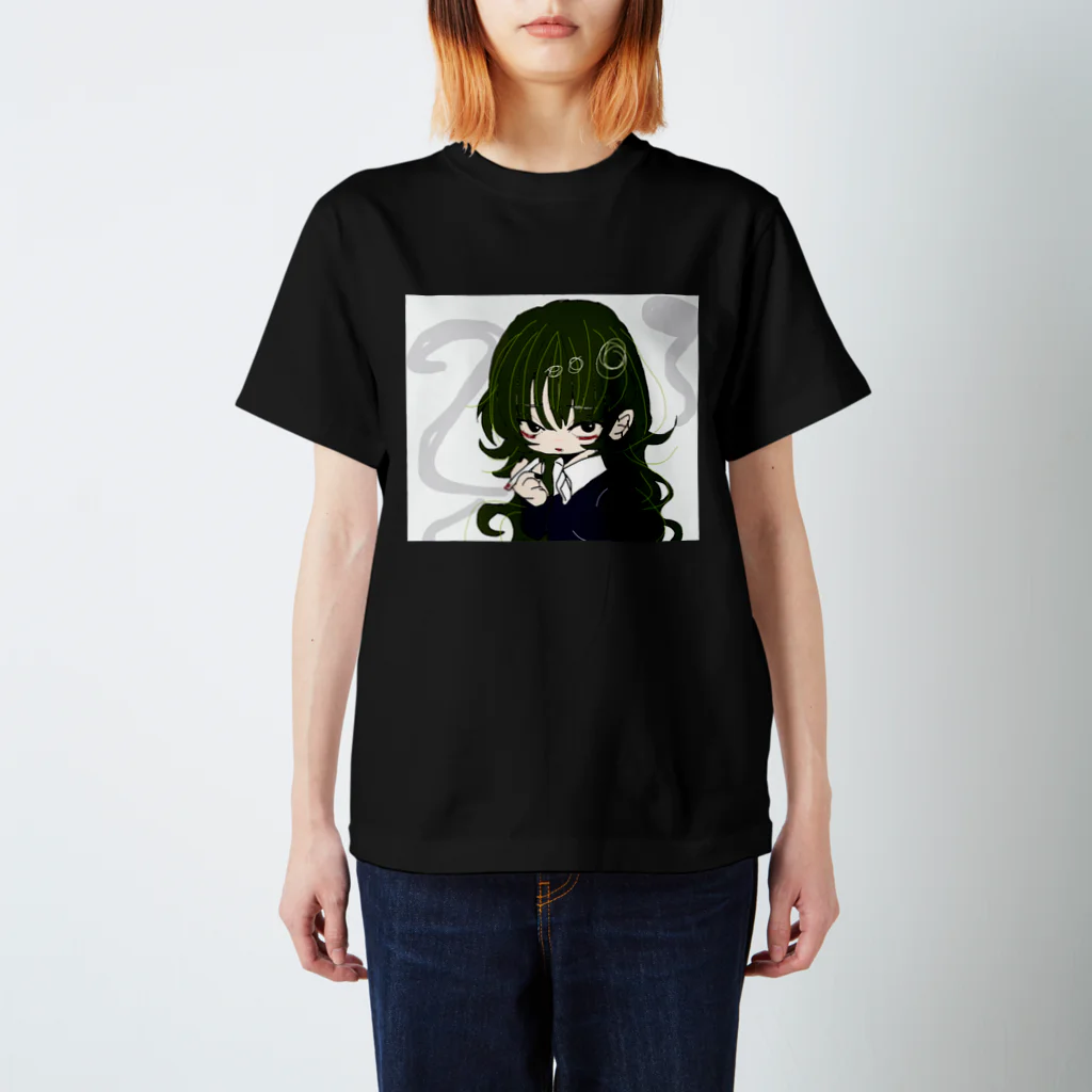 青リンゴのゆめかわいい女の子 スタンダードTシャツ