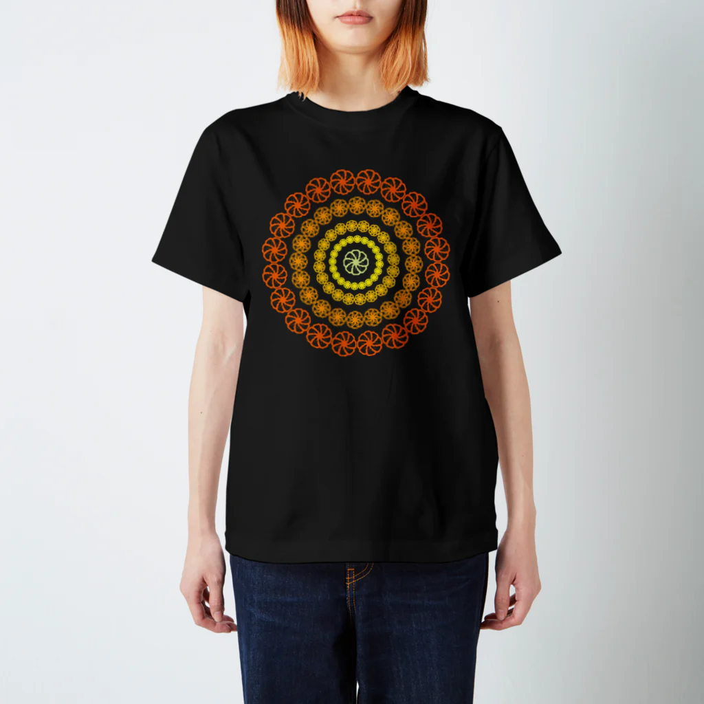 思う屋のでっかい花火の花 スタンダードTシャツ