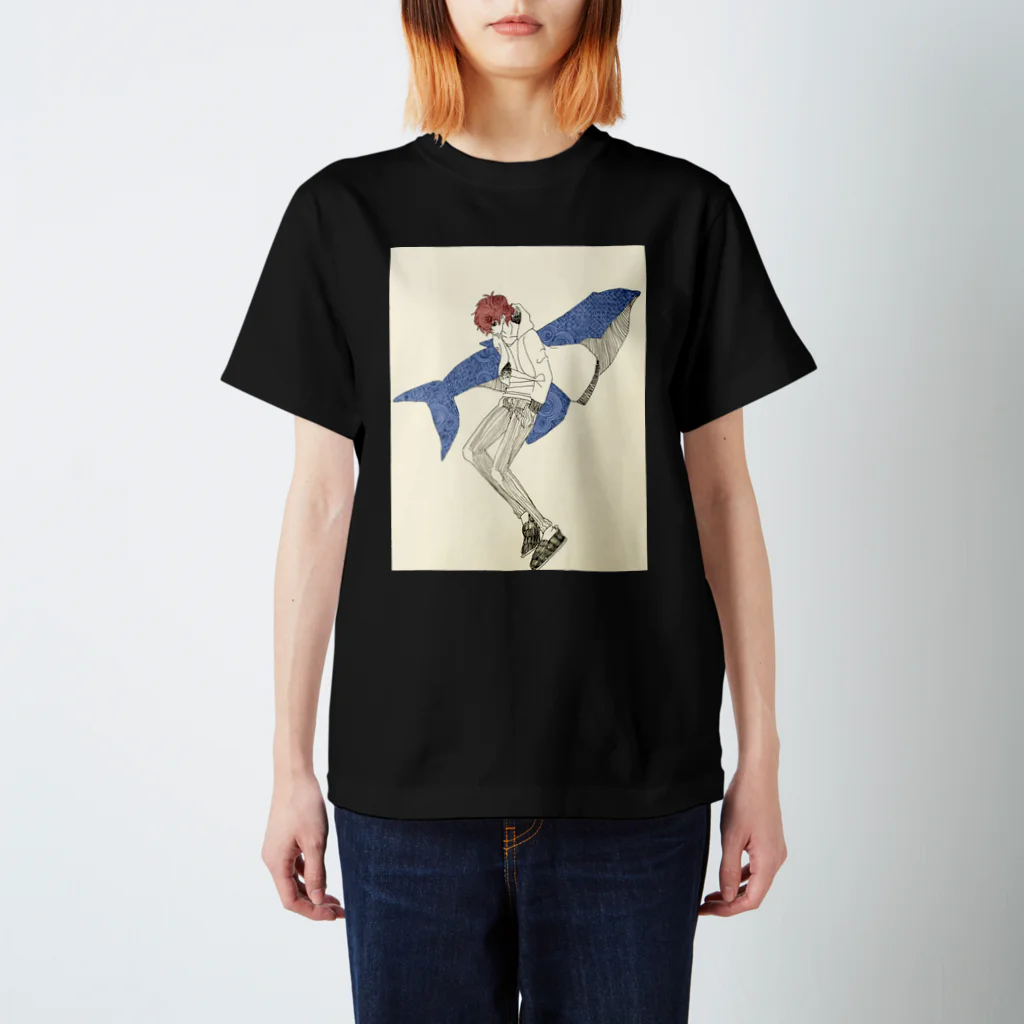 Mansonsのくじら Regular Fit T-Shirt