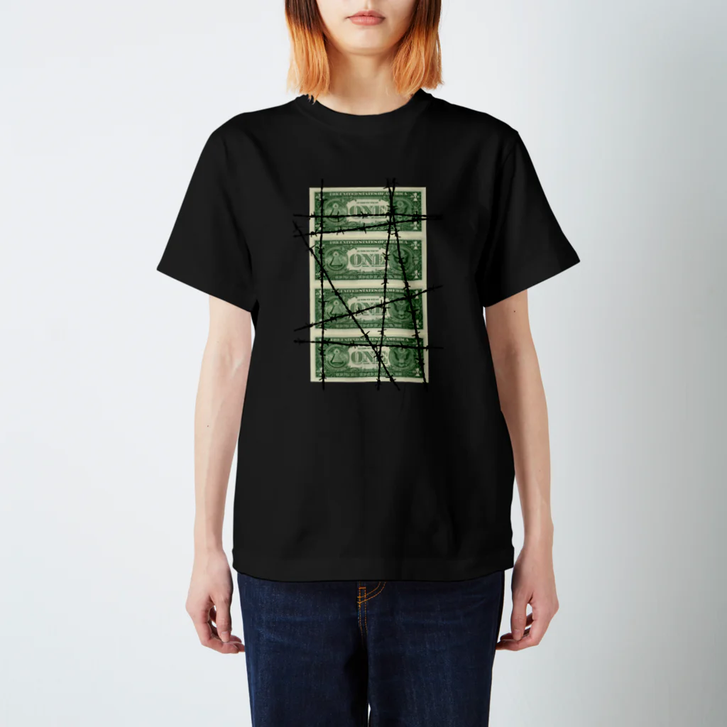 FickleのWIRED MONEY Regular Fit T-Shirt