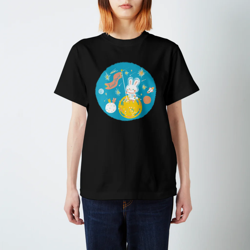 すずきいときちの月世界(丸) スタンダードTシャツ
