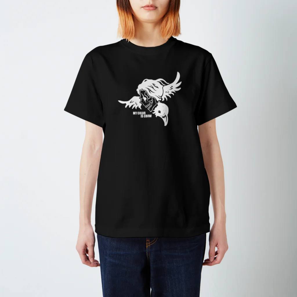 Atelier YAMA store -アトリエ ヤマ ストア-の【MY COLOR IS CROW】ブラック Regular Fit T-Shirt