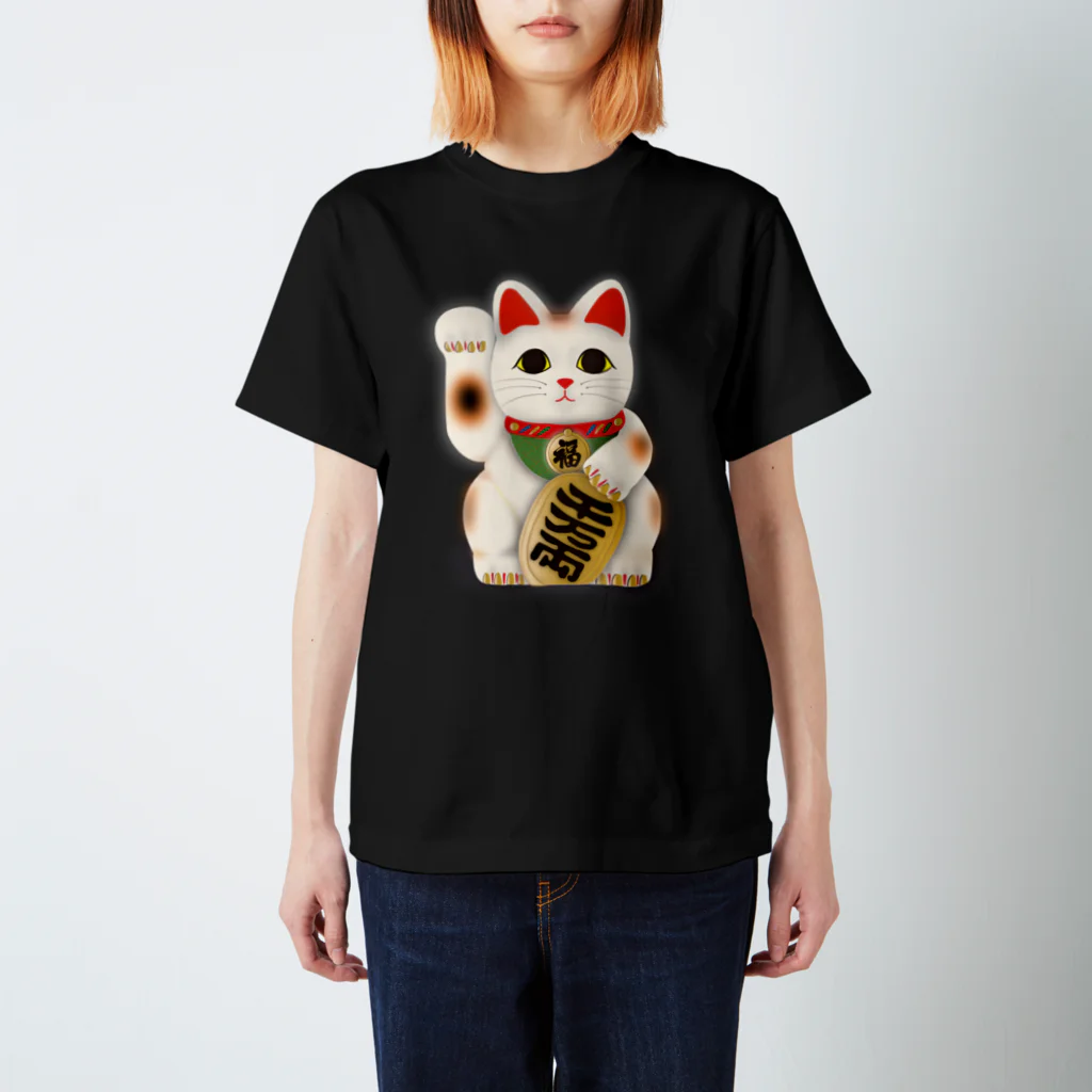 テロメアクリエイト の招き猫 スタンダードTシャツ