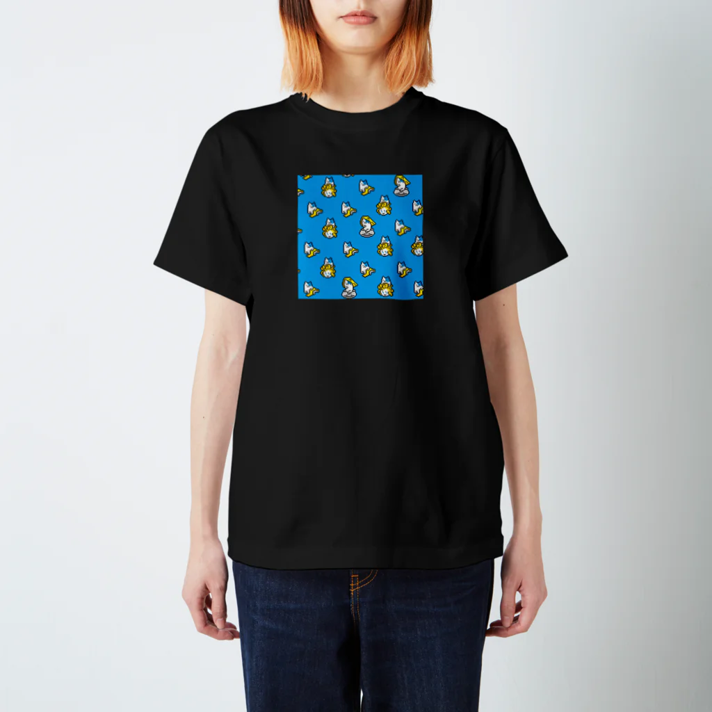 BAN-8KUの絵画とこねこ Regular Fit T-Shirt