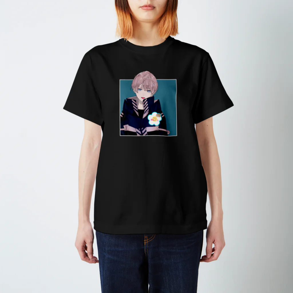 いちご MerchのいちごT_02_A_青 スタンダードTシャツ