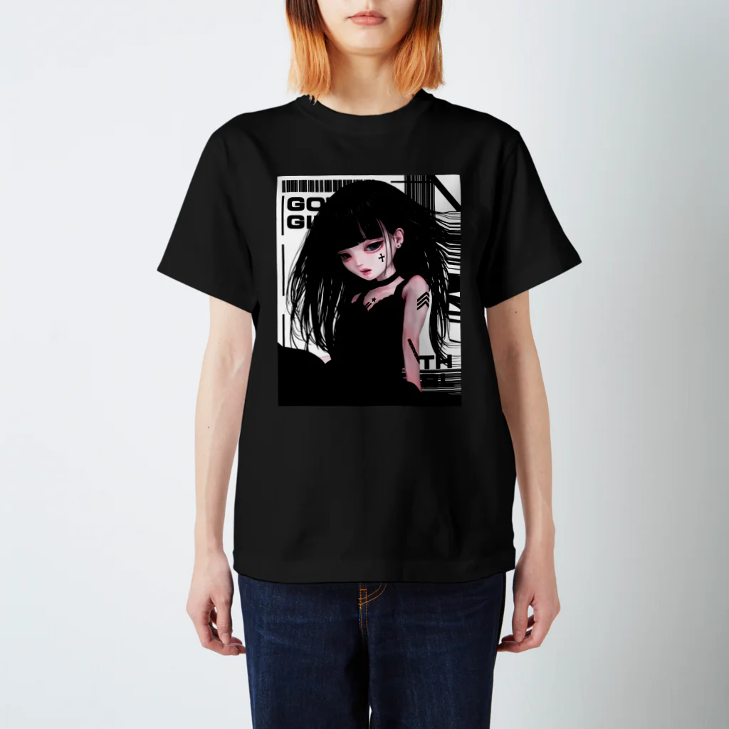 青柳カヲルのGothGirl-black Regular Fit T-Shirt