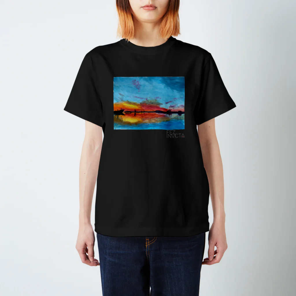 FEZ INVICTAのfarewell BK スタンダードTシャツ