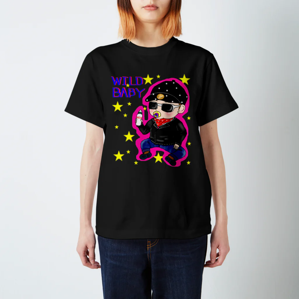 wakukira mai artのwild baby スタンダードTシャツ