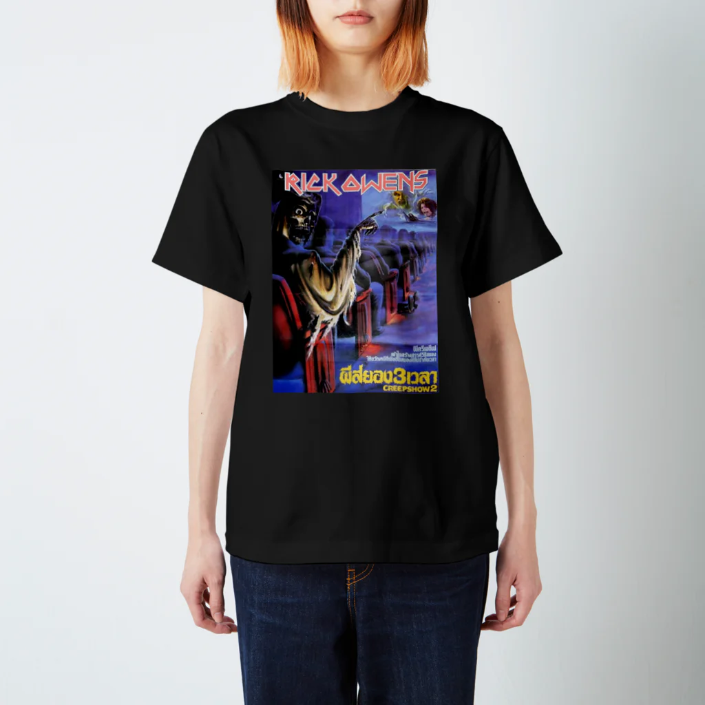 KleboldのBlack Acid Scale RICK OWENSE tee スタンダードTシャツ