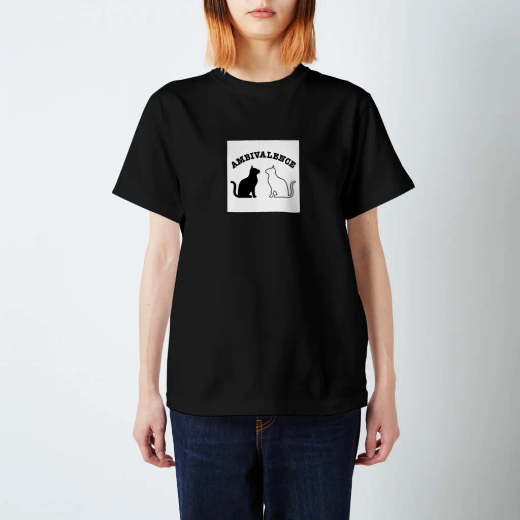 ambivalence official goodsのアンビバキャットアラビア文字入り スタンダードTシャツ