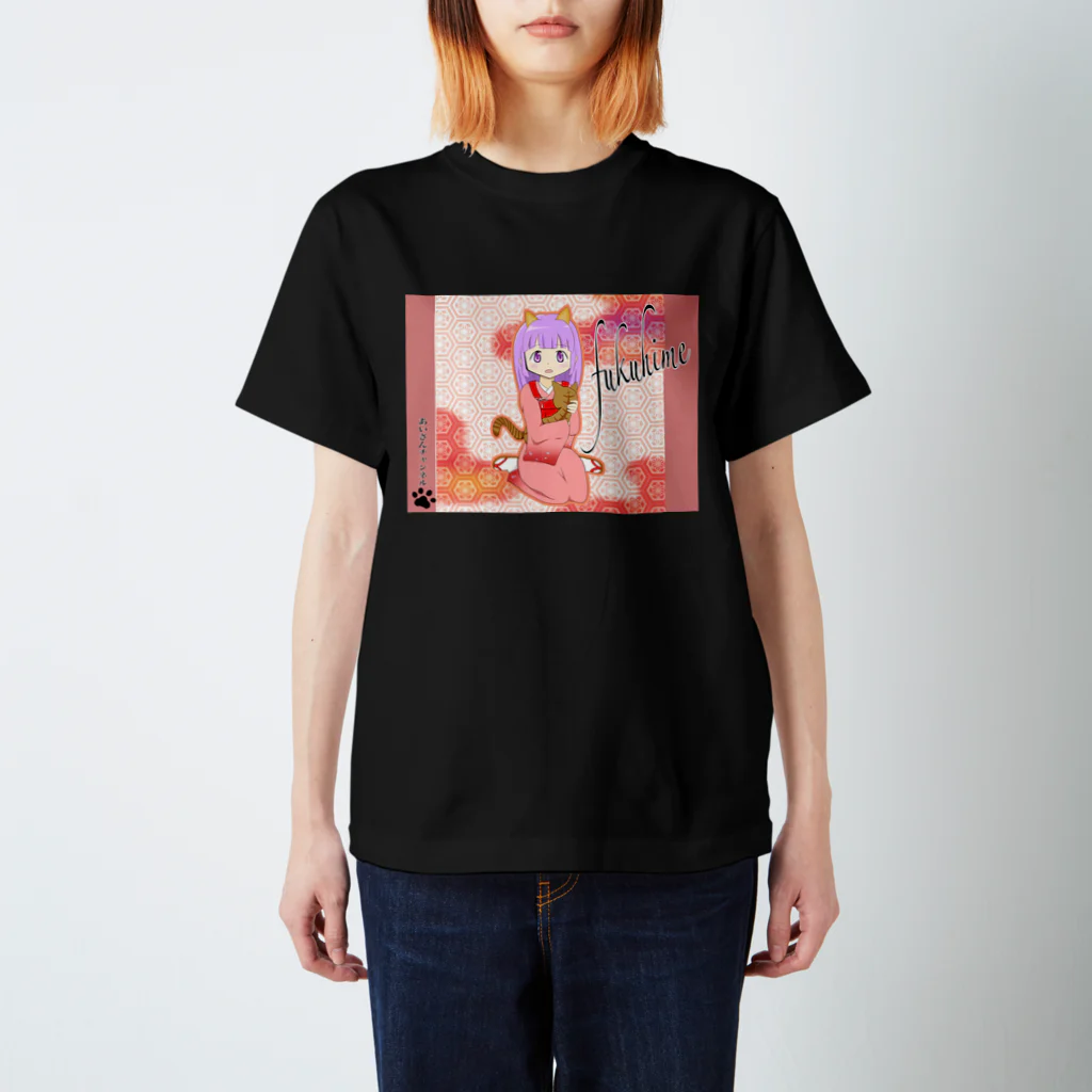 まるおドーナッツ工房のあいさんチャンネル　ふく姫擬人化 Regular Fit T-Shirt