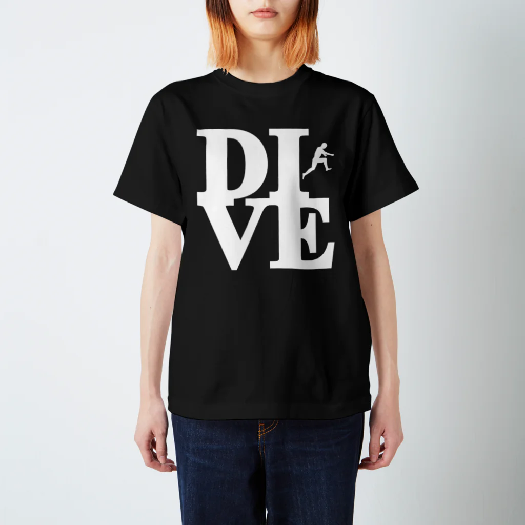 Plastic-Earthの"Dive" POP-ART風 Regular Fit T-Shirt