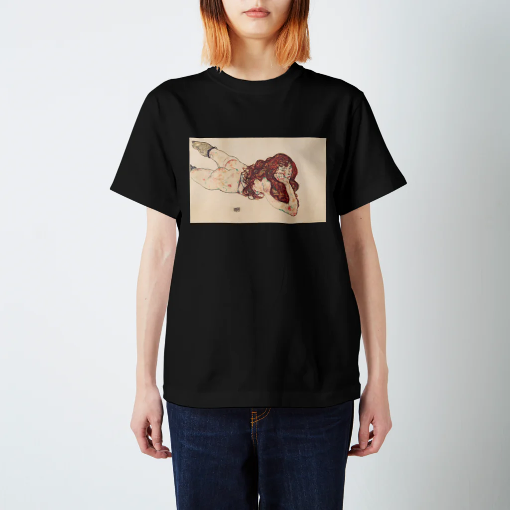 art-standard（アートスタンダード）のエゴン シーレ（Egon Schiele） / 裸体の女（Nude） 1917 スタンダードTシャツ