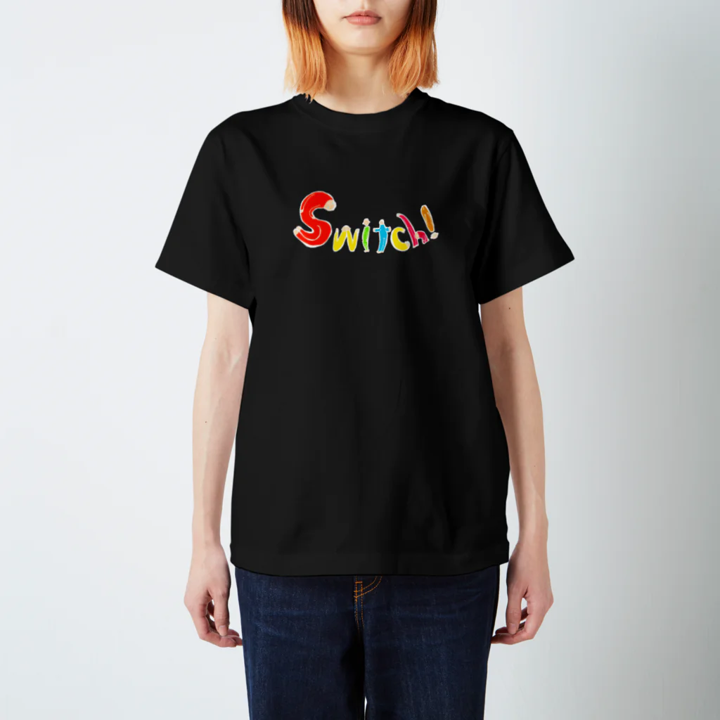  むきむき   地球生活のSwitch! スタンダードTシャツ