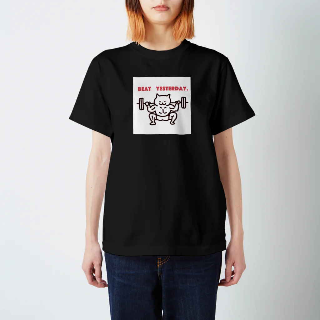 ぼへぼへのネコマッチョ Regular Fit T-Shirt