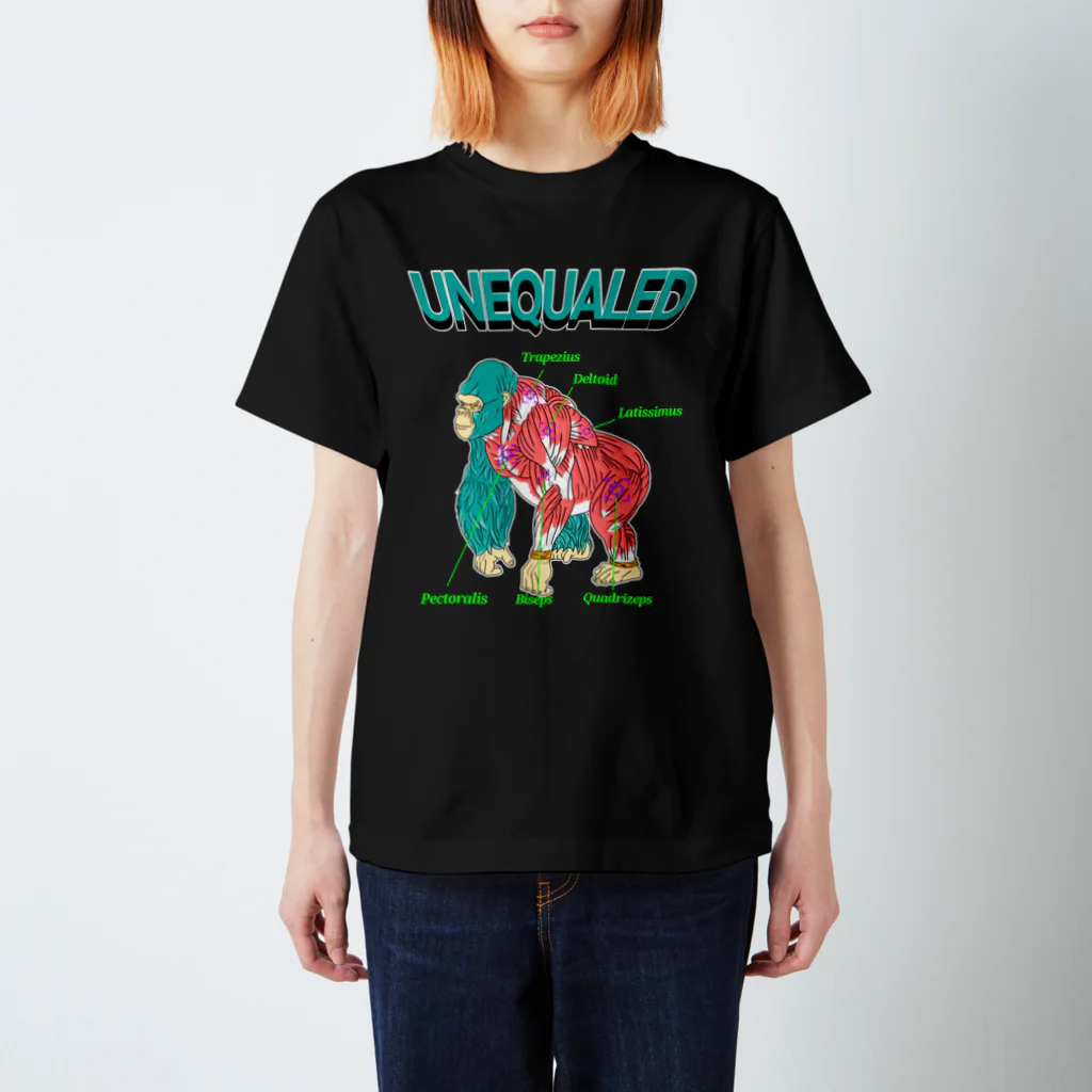 UNEQUALED/VERTEXの解剖学 スタンダードTシャツ