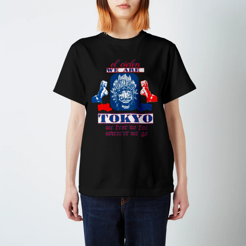 青赤問屋のel cicron TOKYO(前後プリント） スタンダードTシャツ