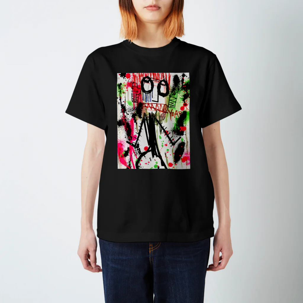 Tomoya Satoのsleep paralysis／金縛り スタンダードTシャツ