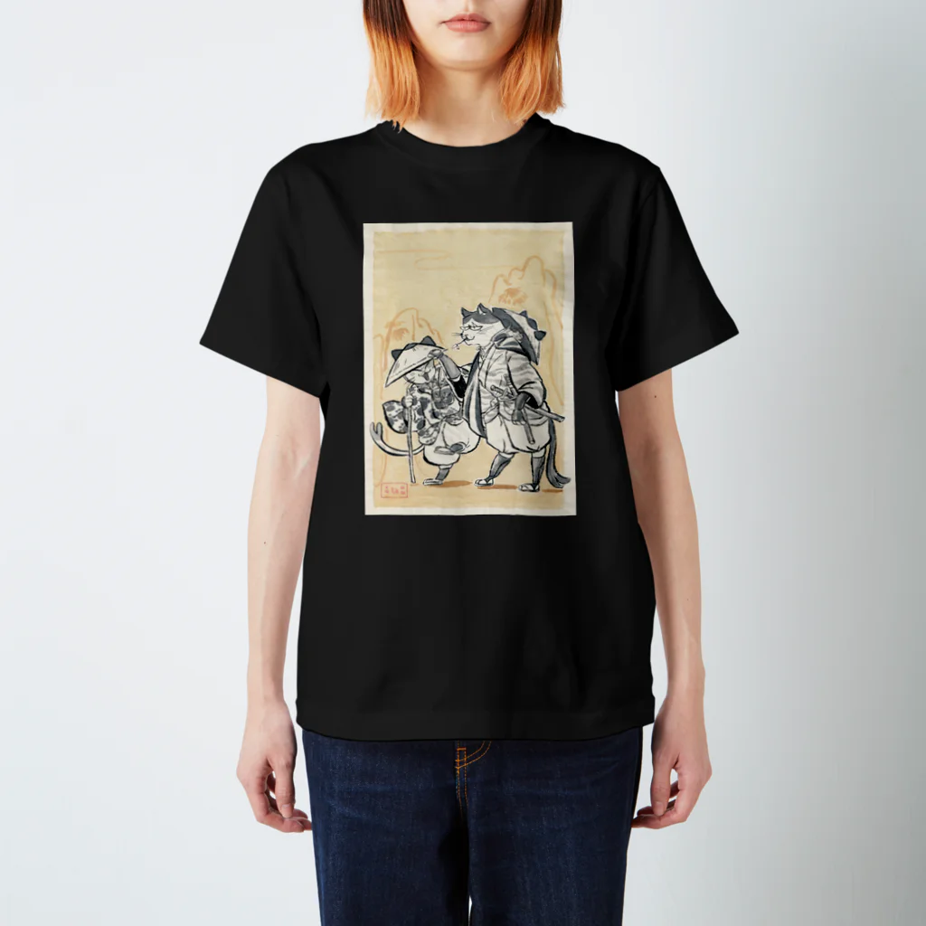 もり うめこのさすらいキャッツ スタンダードTシャツ