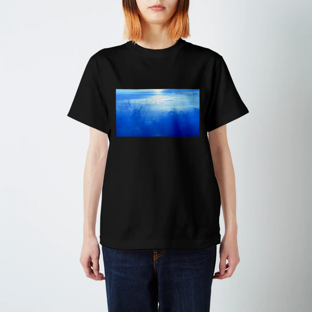 rencafeの Blue wave スタンダードTシャツ