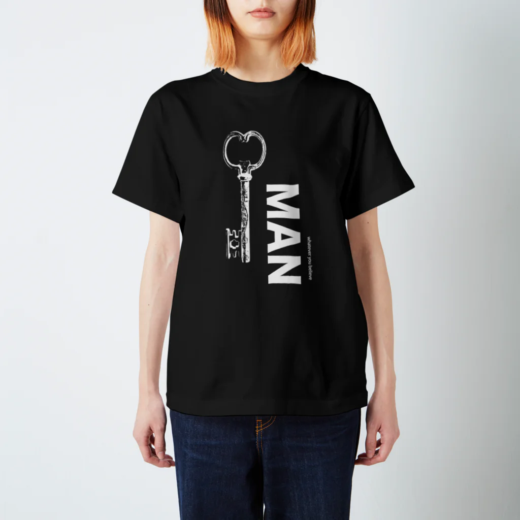 NOIR EXPERIMENTのKEY MAN スタンダードTシャツ