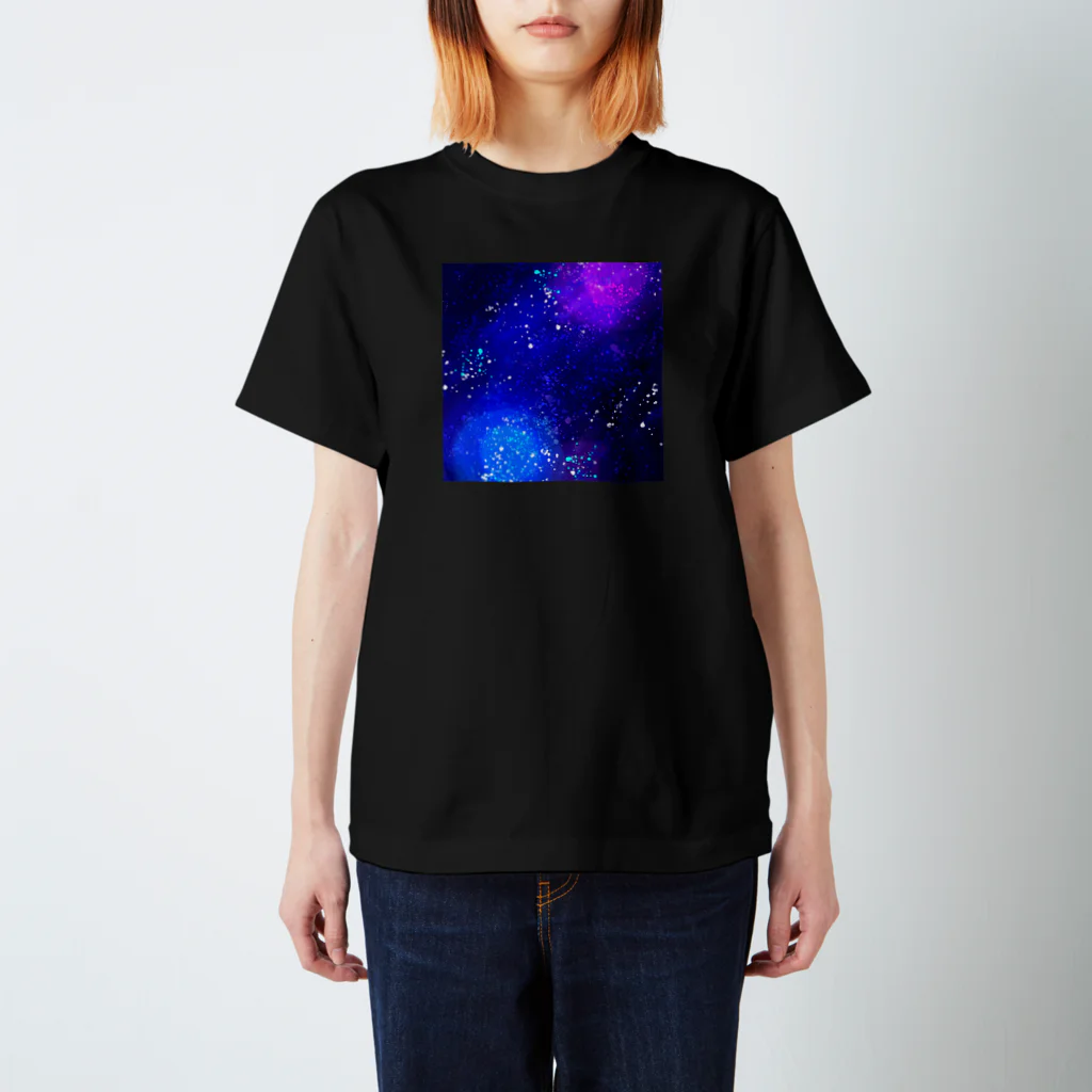 MK Designの宇宙柄 スタンダードTシャツ