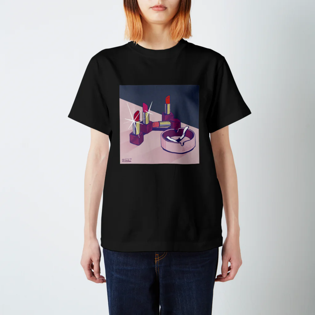 "Witches" IllustrationsのLipsticks&Cigarettes スタンダードTシャツ