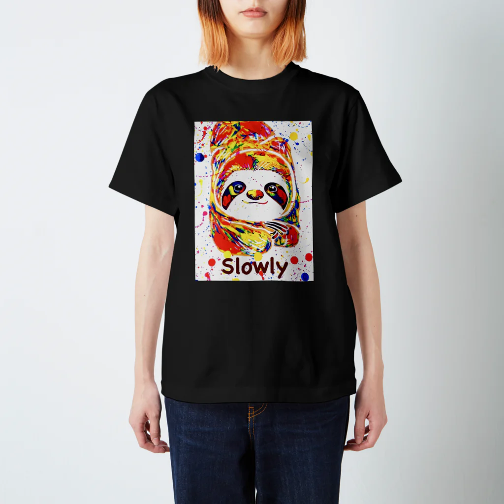 なまけもののナマケモノTシャツ スタンダードTシャツ