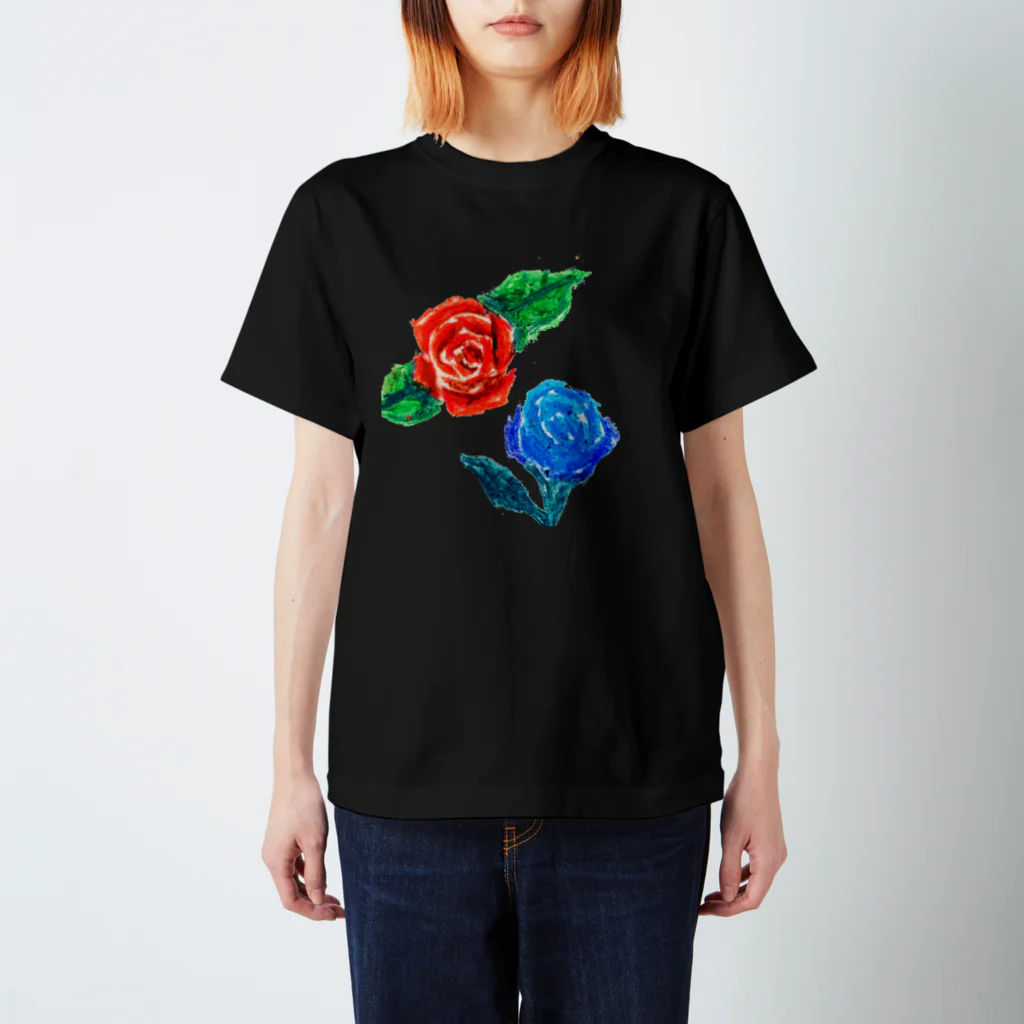 はんぶんきゃべつのRose & Rose スタンダードTシャツ