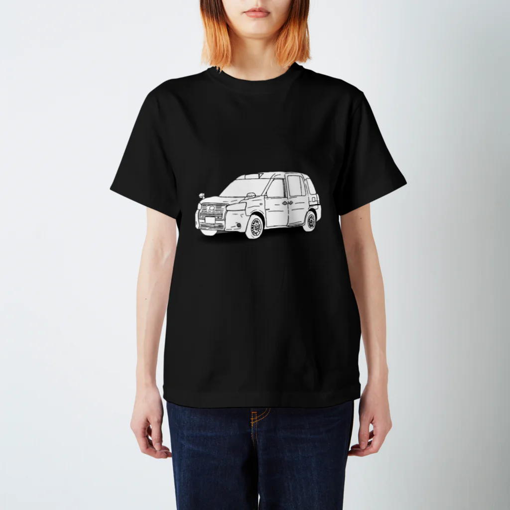 BRZの日本のタクシー スタンダードTシャツ