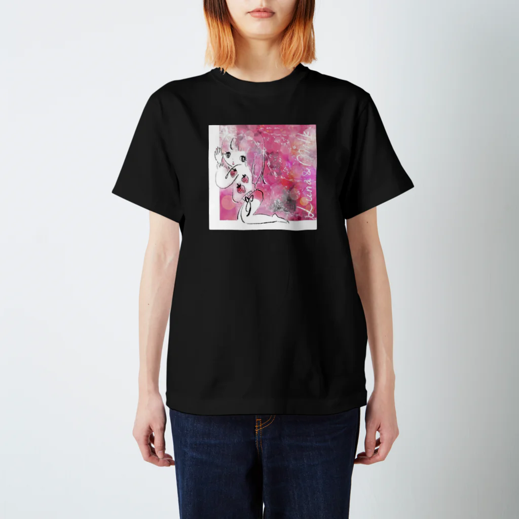 melancholy.shopのMilk❌Lunaコラボ Regular Fit T-Shirt