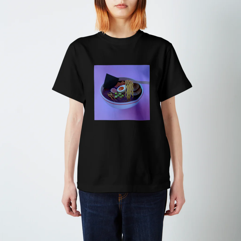 Ramen ShopのRamen noodles (Down) Regular Fit T-Shirt